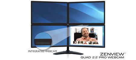 UltraView Quad 32: Four 32″ Monitors 3840x2160