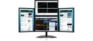 Four-Screen Monitors: Zenview PowerQuad professional-grade four-screen LCD monitors