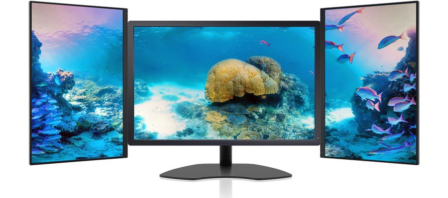 Zenview PowerTrio 30 XL: Top-of-Line Triple-Screen Professional Display  with 30