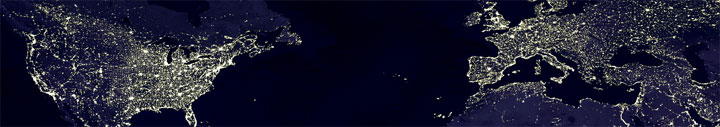 The world at night